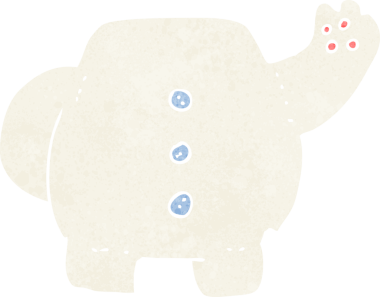 bir insan tarafından çizilmiş karikatür kutup ayısı vücudu (karikatürleri karıştır ve eşleştir veya kendi fotoğraflarını ekle)