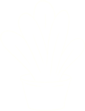 Bir insan tarafından çizilen bitki tebeşiri