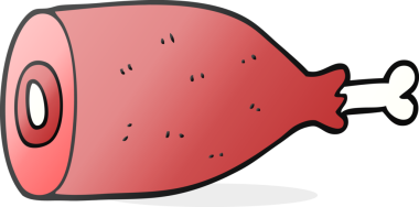 Bir insan tarafından çizilmiş karikatür eti.