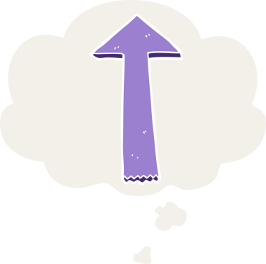 Bir insan tarafından çizilmiş, düşünce baloncuklu çizgi film.