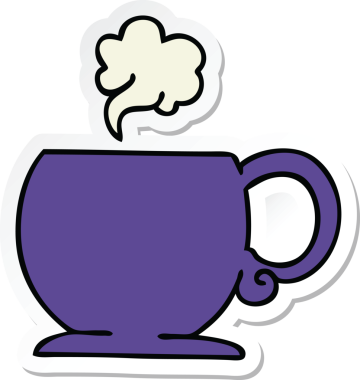 Bir insan tarafından çizilmiş garip bir el çıkartması.