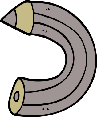 Bir insan tarafından çizilmiş karalama renkli kalem.