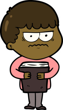 Bir insan tarafından çizilmiş rahatsız bir adam.