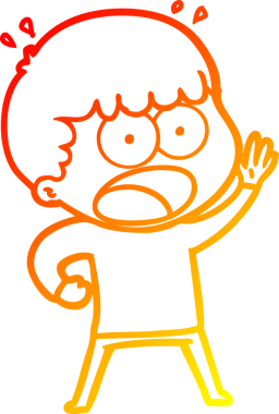 İnsan tarafından çizilmiş bir çizgi film karakteri.