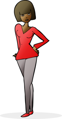 Bir insan tarafından çizilmiş güzel bir kadın.