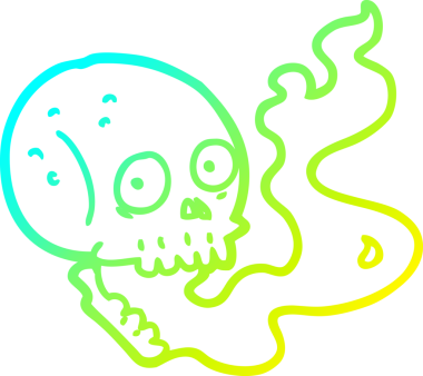 Bir insan tarafından çizilmiş soğuk gradyan bir karikatür.