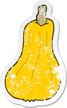 Bir insan tarafından çizilmiş karikatür kabağının sıkıntılı çıkartması.