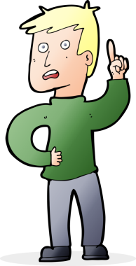 Bir insan tarafından çizilmiş bir fikri olan çizgi film çocuğu.