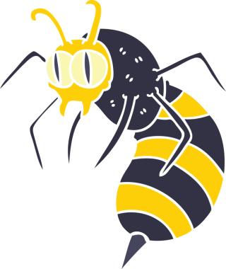 Bir insan tarafından çizilmiş tuhaf bir çizgi film.