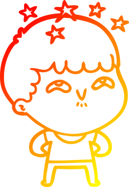 İnsan tarafından çizilmiş bir çizgi film karakteri.