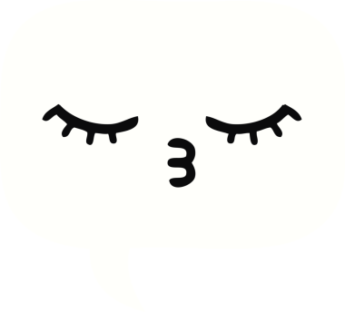 Bir insan tarafından çizilmiş bir konuşma baloncuğunun düz renk retro karikatürü