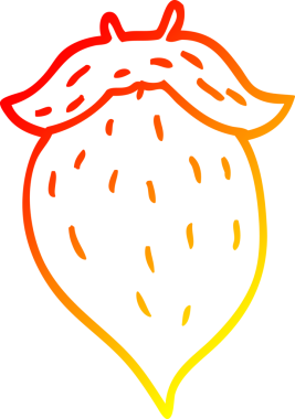 Bir insan tarafından çizilmiş sahte bir sakal karikatürü.