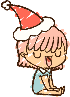 Bir insan tarafından çizilen Noel Kadın Tebeşiri