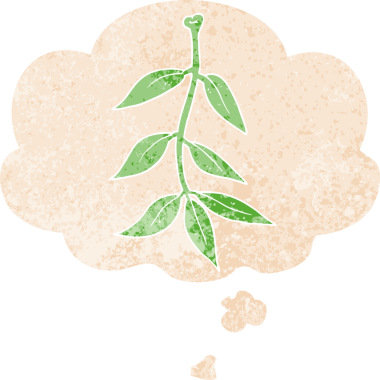 Düşünce baloncuğu ve grunge ile çizgi film bir insan tarafından çizilmiş sıkıntılı retro stil terk