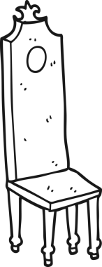 Bir insan tarafından çizilmiş siyah beyaz bir karikatür.