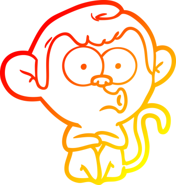 Bir insan tarafından çizilmiş sıcak çizgi çizgi çizgi çizimi.