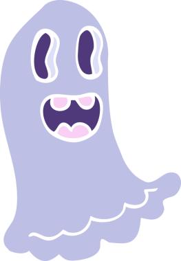 Bir insan tarafından çizilmiş karalama hayaleti.