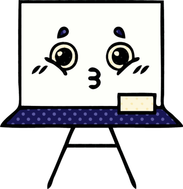 Bir insan tarafından çizilmiş beyaz bir karikatür.