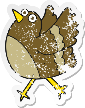 Bir insan tarafından çizilmiş mutlu bir karikatürün gerilimli yapıştırması.