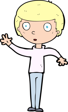 Bir insan tarafından çizilmiş el çizimi karikatür