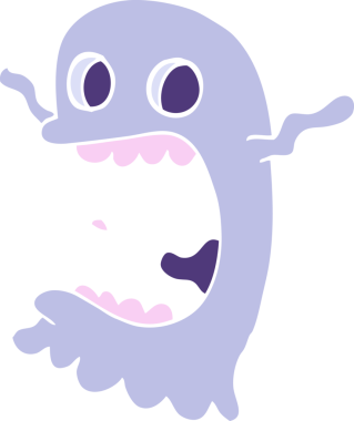 Bir insan tarafından çizilmiş karalama hayaleti.