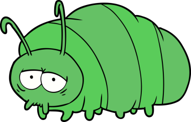 bir insan tarafından çizilmiş çizgi film hatası