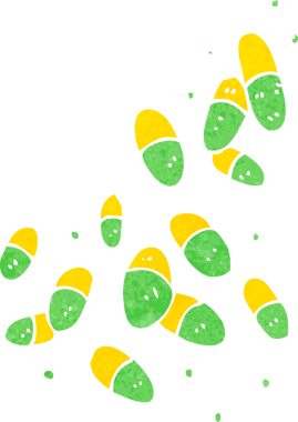 Bir insan tarafından çizilmiş el çizimi karikatür