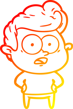 İnsan tarafından çizilmiş bir çizgi film karakteri.