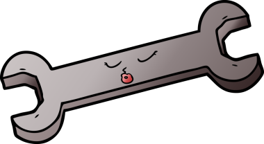 Bir insan tarafından çizilmiş çizgi film anahtarı.