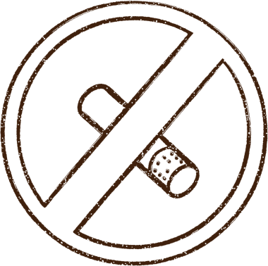 Bir insan tarafından çizilmiş sigara kömürü yok.