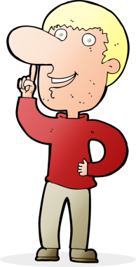 Bir insan tarafından çizilmiş bir fikri olan çizgi film adamı.