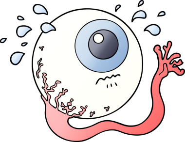 Bir insan tarafından çizilmiş göz yaşları.