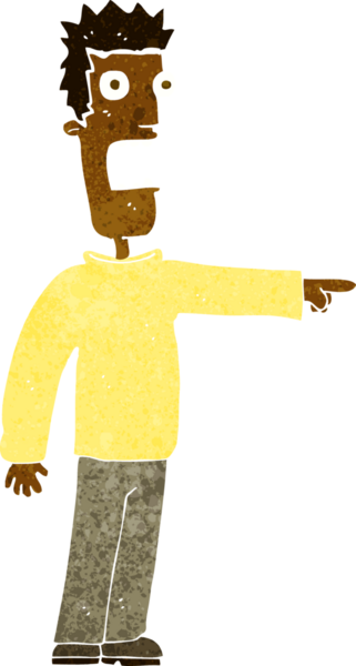 Bir insan tarafından çizilmiş karikatür.