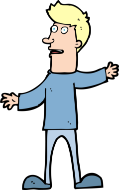 Bir insan tarafından çizilen karikatür adamı şaşırttı