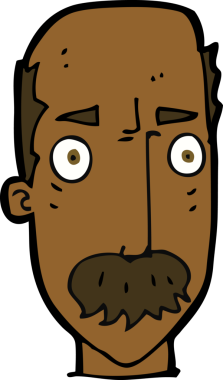 Çizgi film bir insan tarafından çizilmiş yaşlı bir adamı rahatsız ediyor.