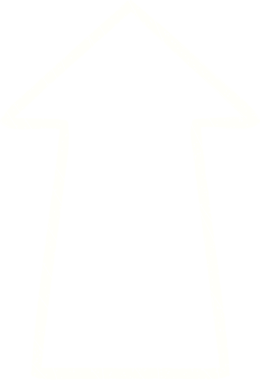 Bir insan tarafından çizilen ok tebeşiri işaretleniyor