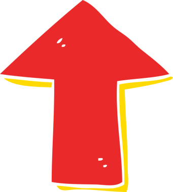 bir insan tarafından çizilmiş düz renkli çizgi film