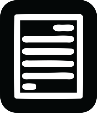 bir insan tarafından çizilmiş resmi belge simgesi