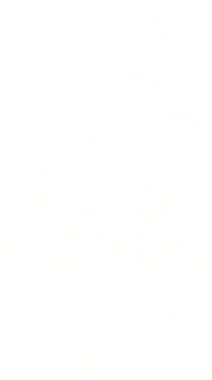 Bir insan tarafından çizilen Noel Kadın Tebeşiri