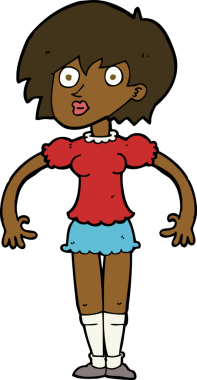 Bir insan tarafından çizilmiş bir karikatür.