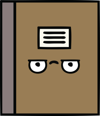 Bir insan tarafından çizilmiş güzel bir defter karikatürü.