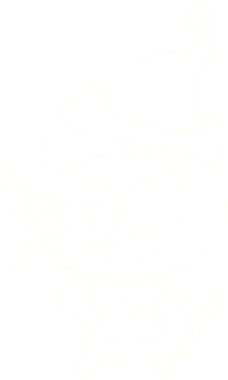 Bir insan tarafından çizilen Noel Aslanı Tebeşiri