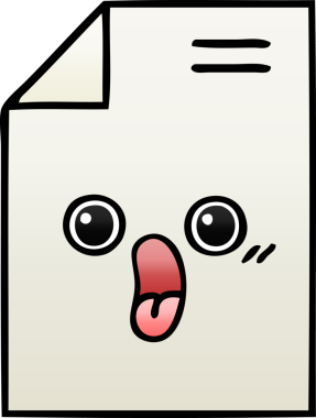 Bir insan tarafından çizilmiş kağıdın gölgeli karikatürü