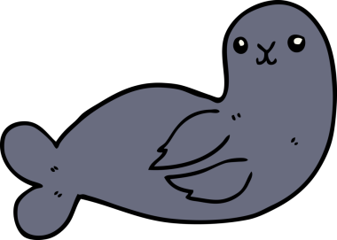 Bir insan tarafından çizilmiş karikatür mührü