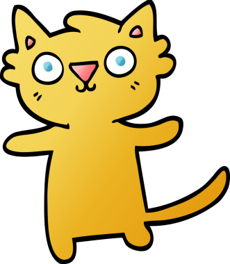 Bir insan tarafından çizilmiş vektör gradyan çizim çizimi