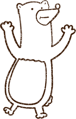 Bir insan tarafından çizilen Kutup Ayısı Kömürü