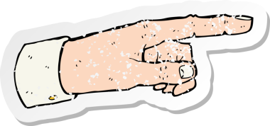 İnsan eliyle çizilmiş bir karikatürün gerilimli yapıştırması.