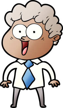 Bir insan tarafından çizilmiş mutlu bir adam.