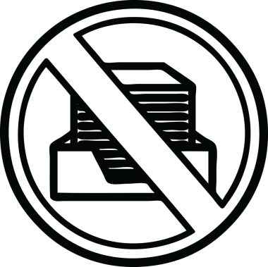 bir insan tarafından çizilmiş kağıtsız simge simgesi