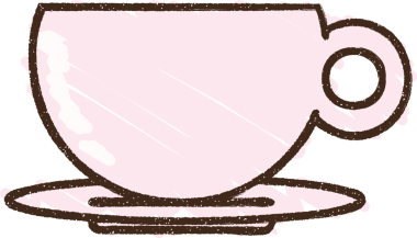 Bir insan tarafından çizilmiş kupa tebeşiri